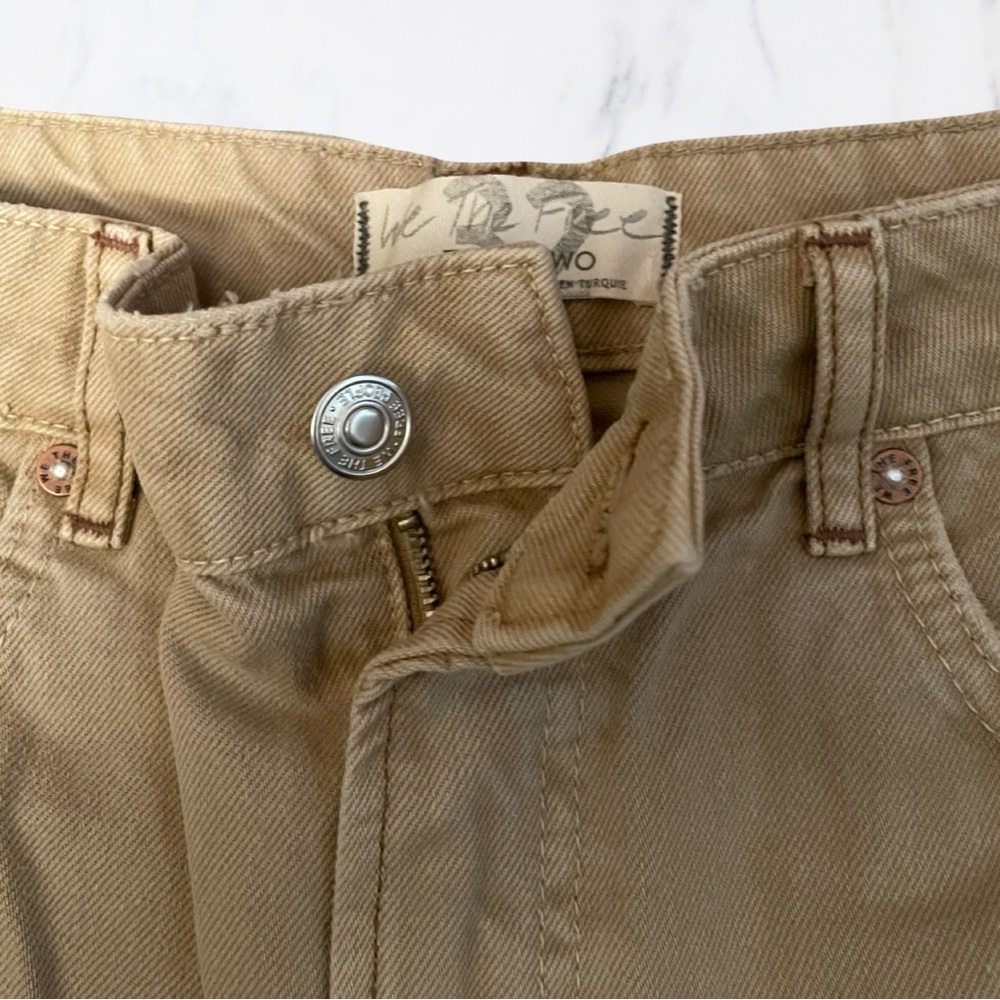 We The Free Tan Straight Leg Jeans - Picture 4 of 12